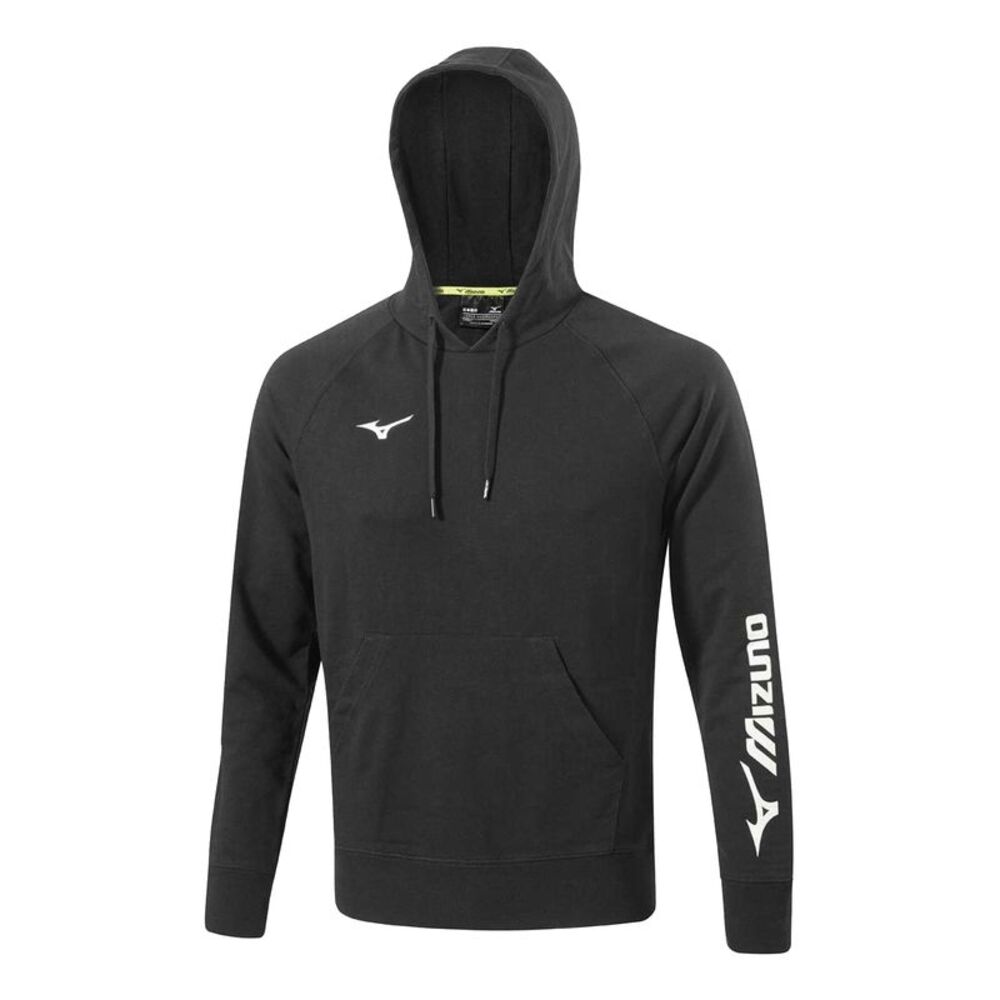 Mizuno Mens Terrycloth Hoodie / Black